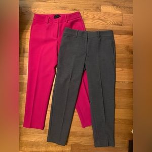 Talbots Hampshire Pants - 2 pair bundle pink & gray